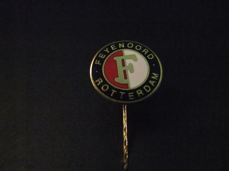 Sportclub Feyenoord Rotterdam logo goudkleurige letters
